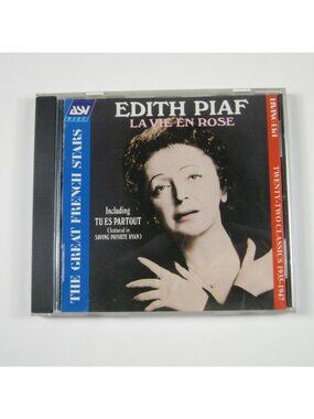 Edith Piaf La Vie En Rose CD Living Era 22 Classics Songs 1935 to 1947